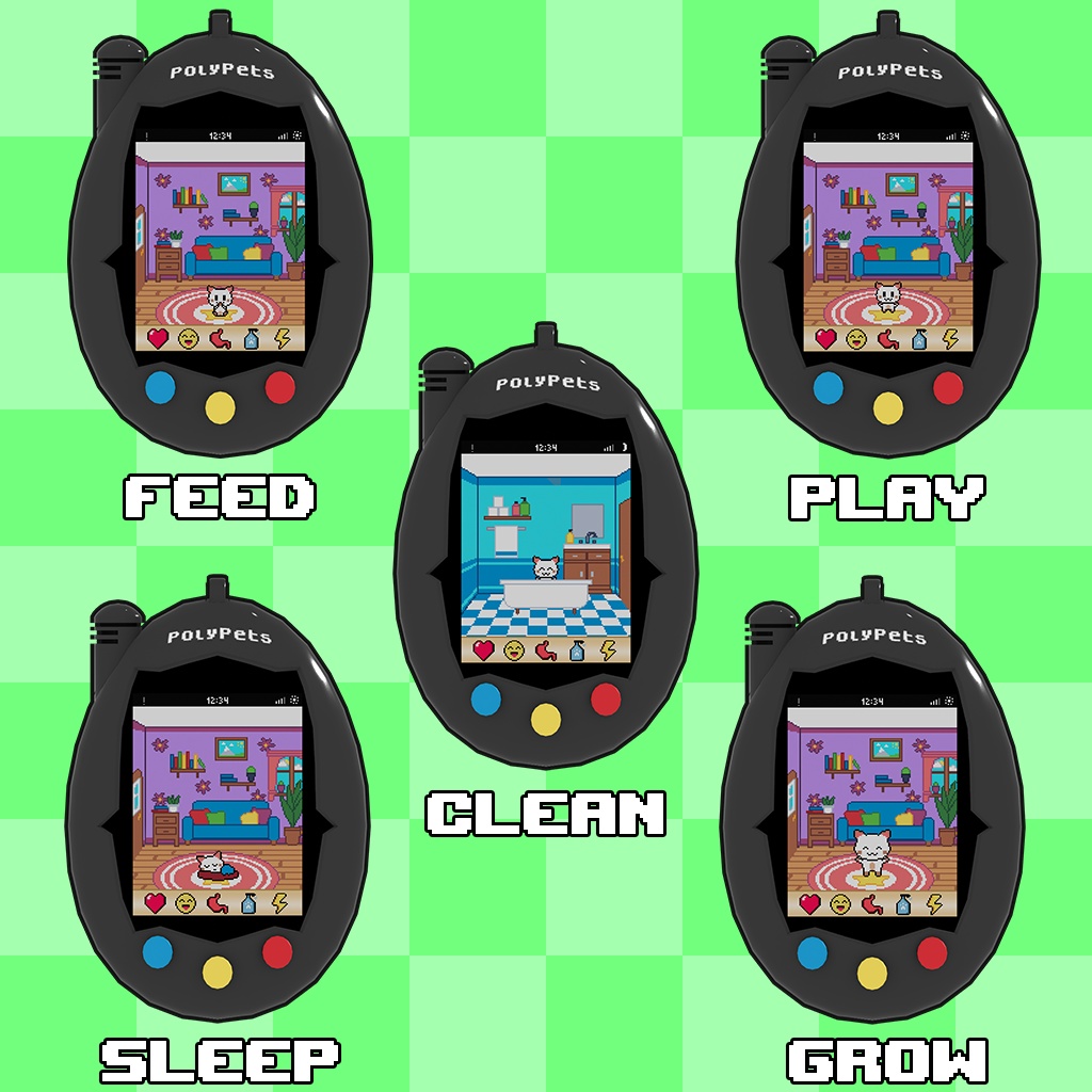 【VRChat | OSC対応】PolyPets v1.0 | バーチャルペットシステム