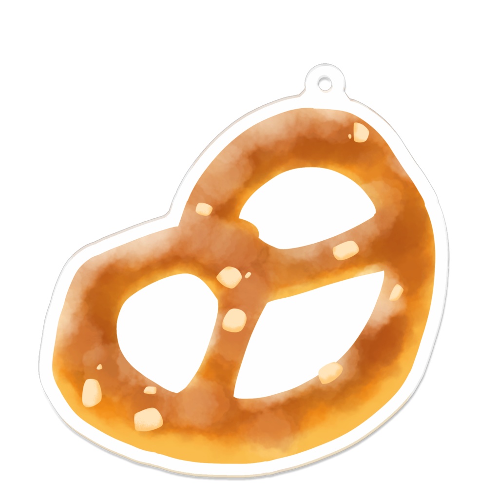 アクリルキーホルダー(プレッツェル)