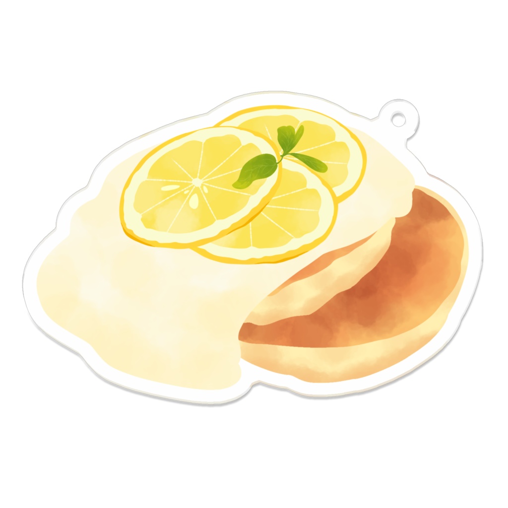 アクリルキーホルダー(レモンパンケーキ)