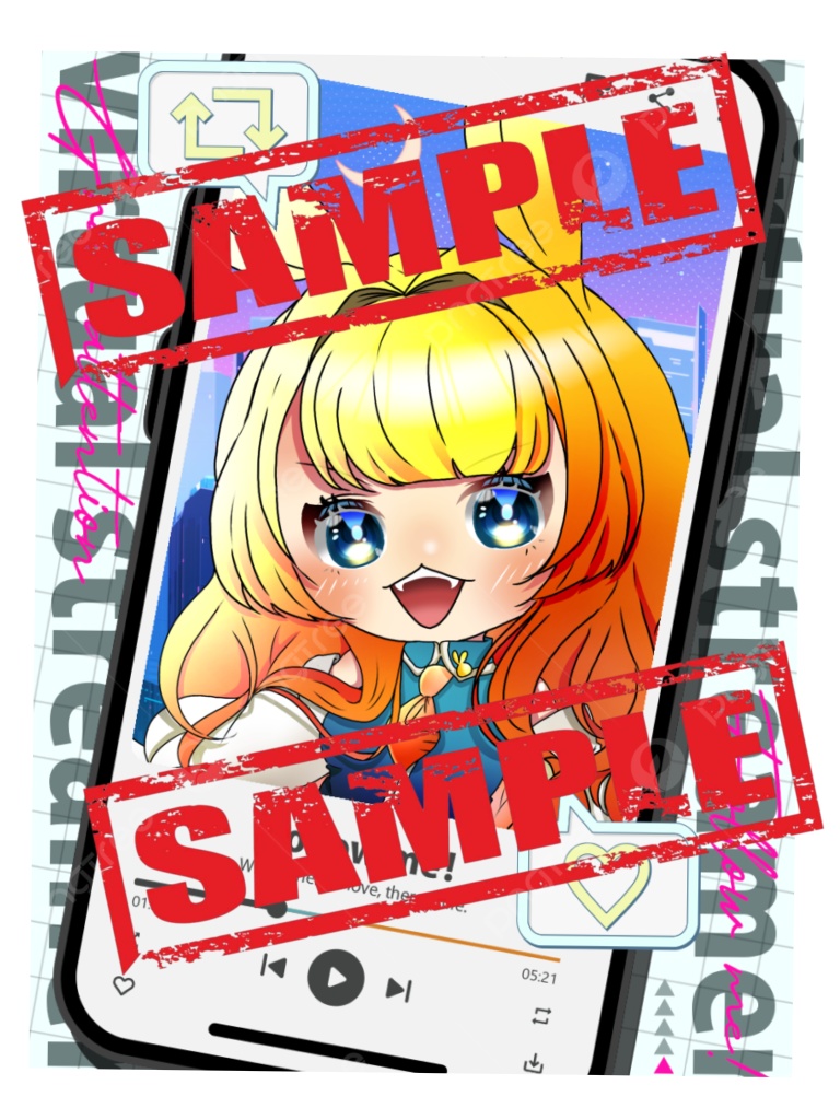 BOOTH限定アクリルプレート