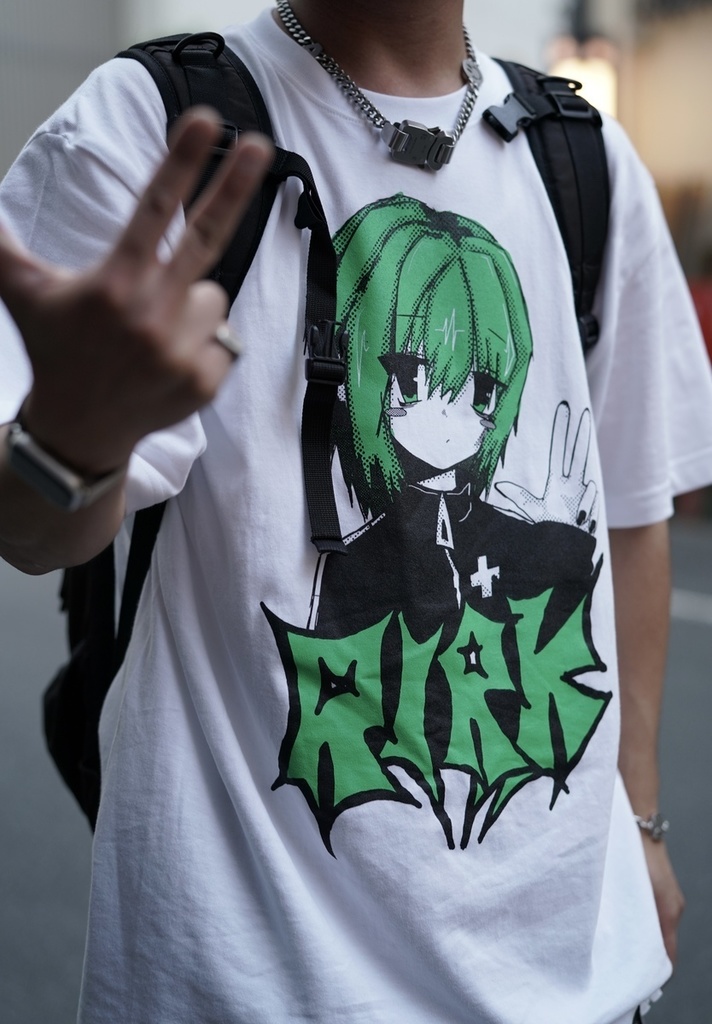 【受注】"RIRK" TEE GREEN