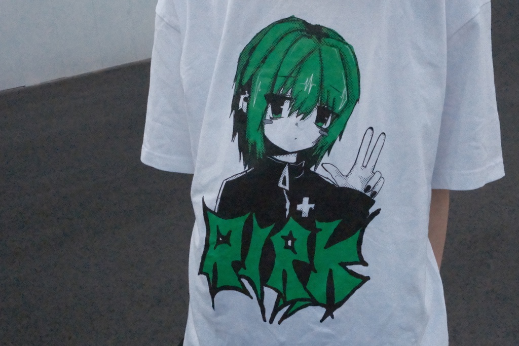 【受注】"RIRK" TEE GREEN