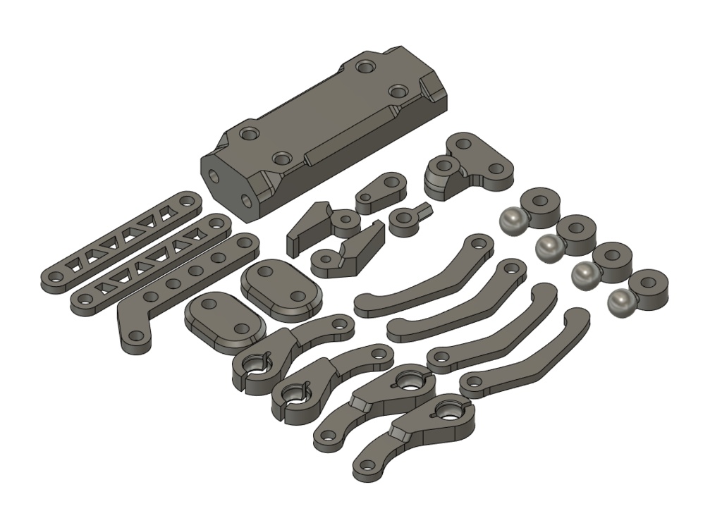 イヌ型ロボ_3Dプリント用モデルデータ