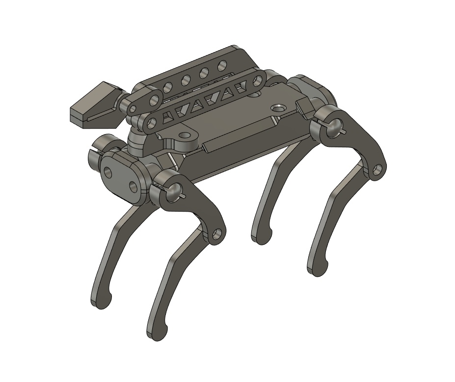 イヌ型ロボ_3Dプリント用モデルデータ