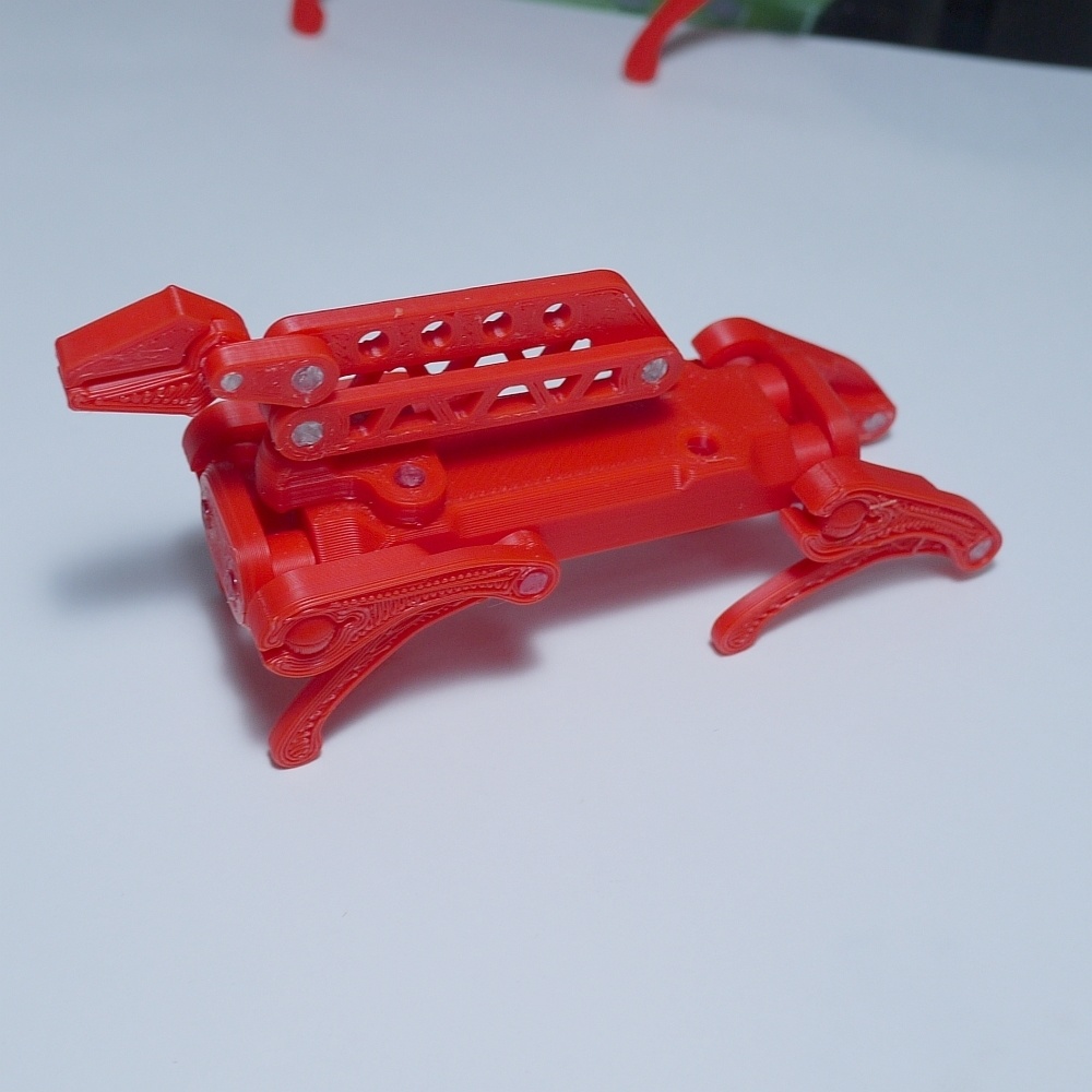 イヌ型ロボ_3Dプリント用モデルデータ