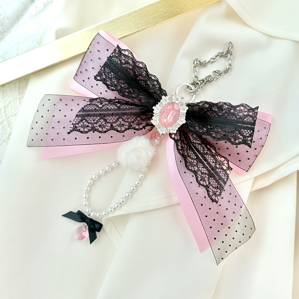 【二次創作】シークレット・リップイメージリボンチャーム