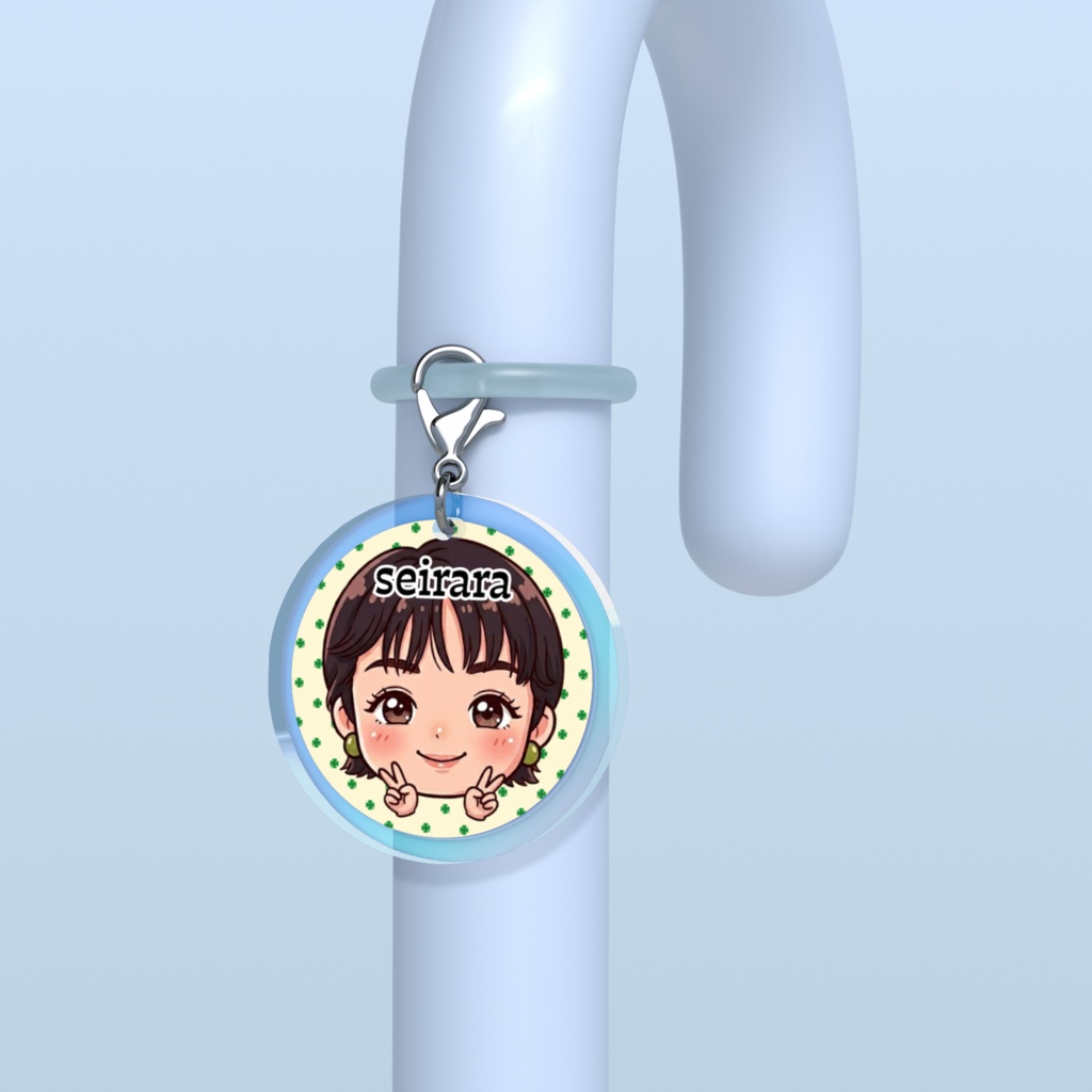 せいららめじるしチャーム（クローバー）