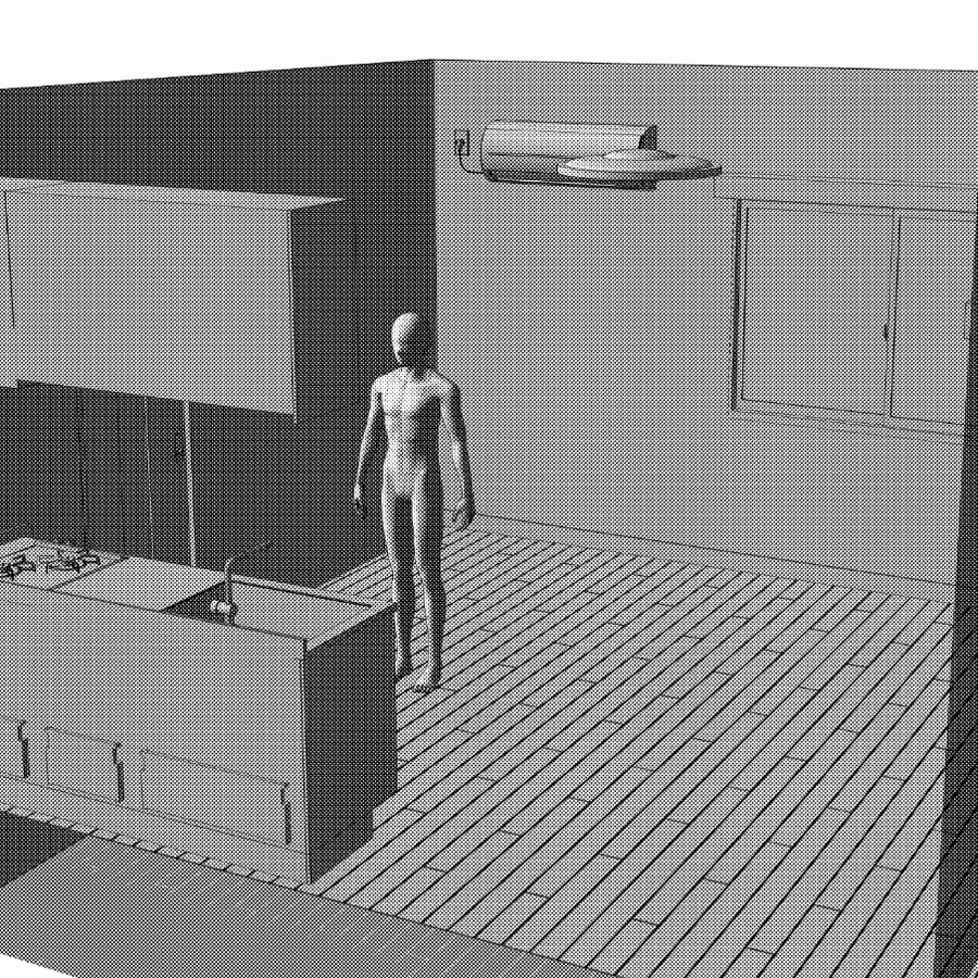 クリスタ用メゾネットアパート(外観・内観)