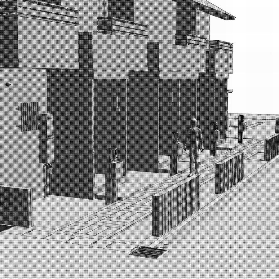 クリスタ用メゾネットアパート(外観・内観)