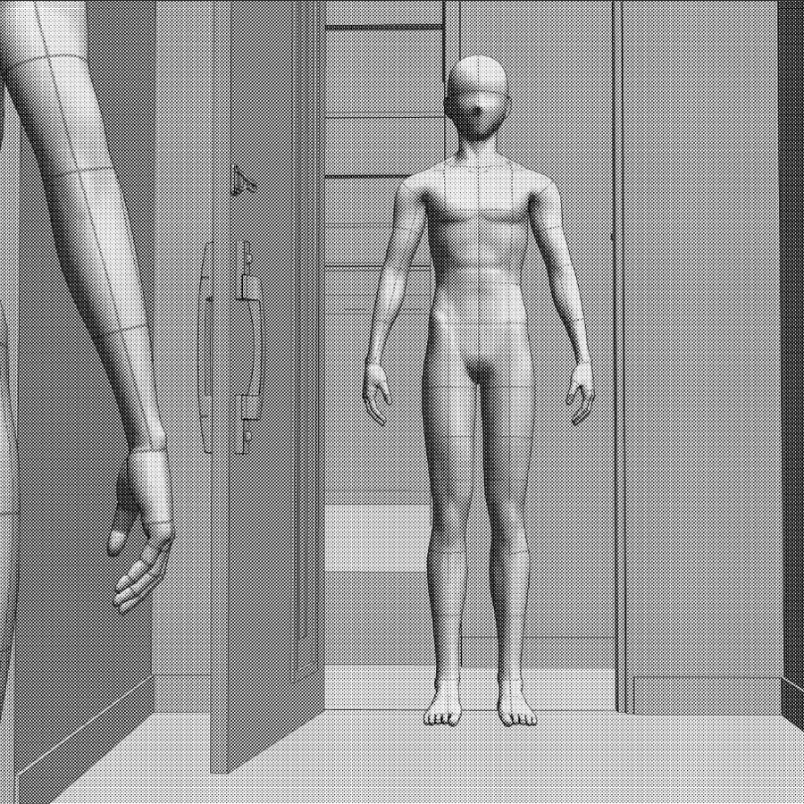 クリスタ用メゾネットアパート(外観・内観)