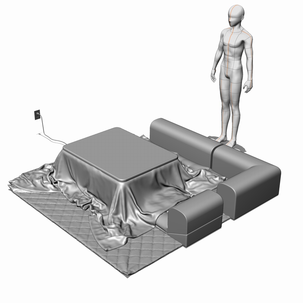 【クリスタ用】おこたセット