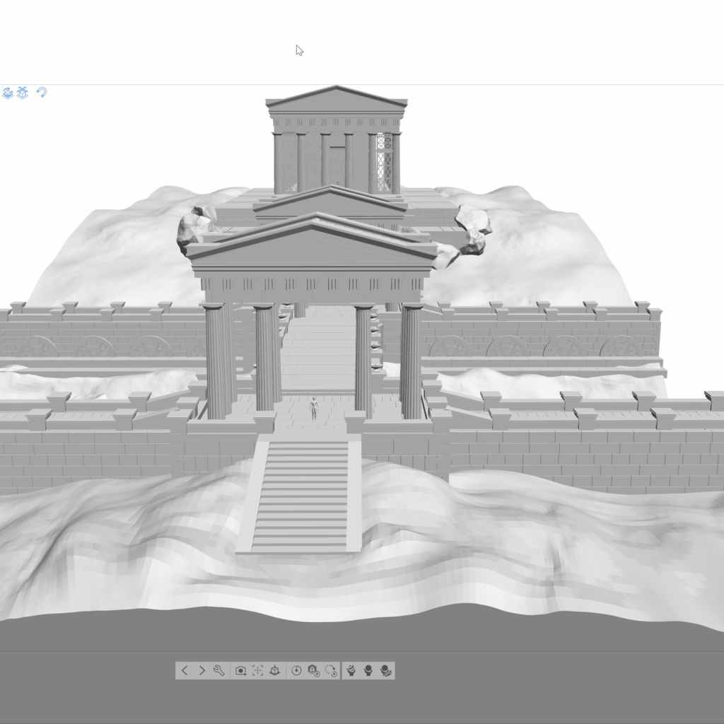 クリスタ用 古代神殿