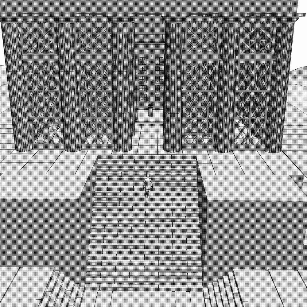 クリスタ用 古代神殿