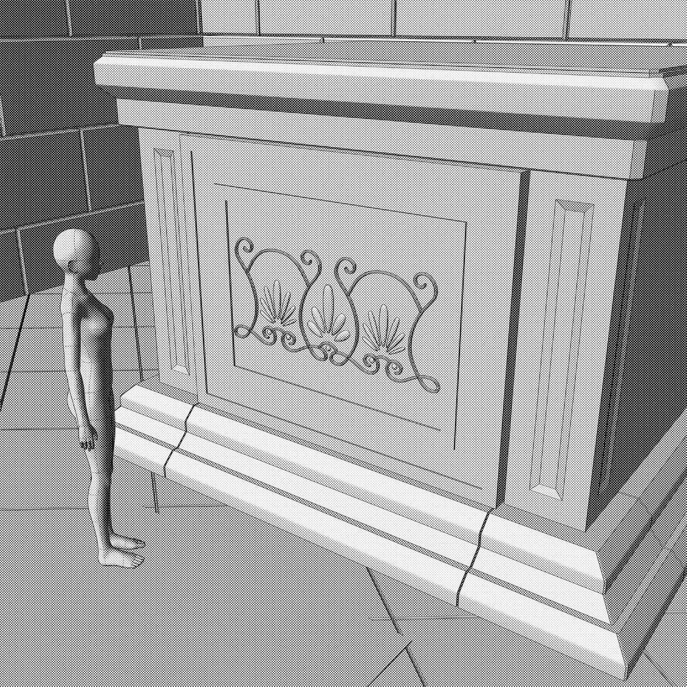 クリスタ用 古代神殿