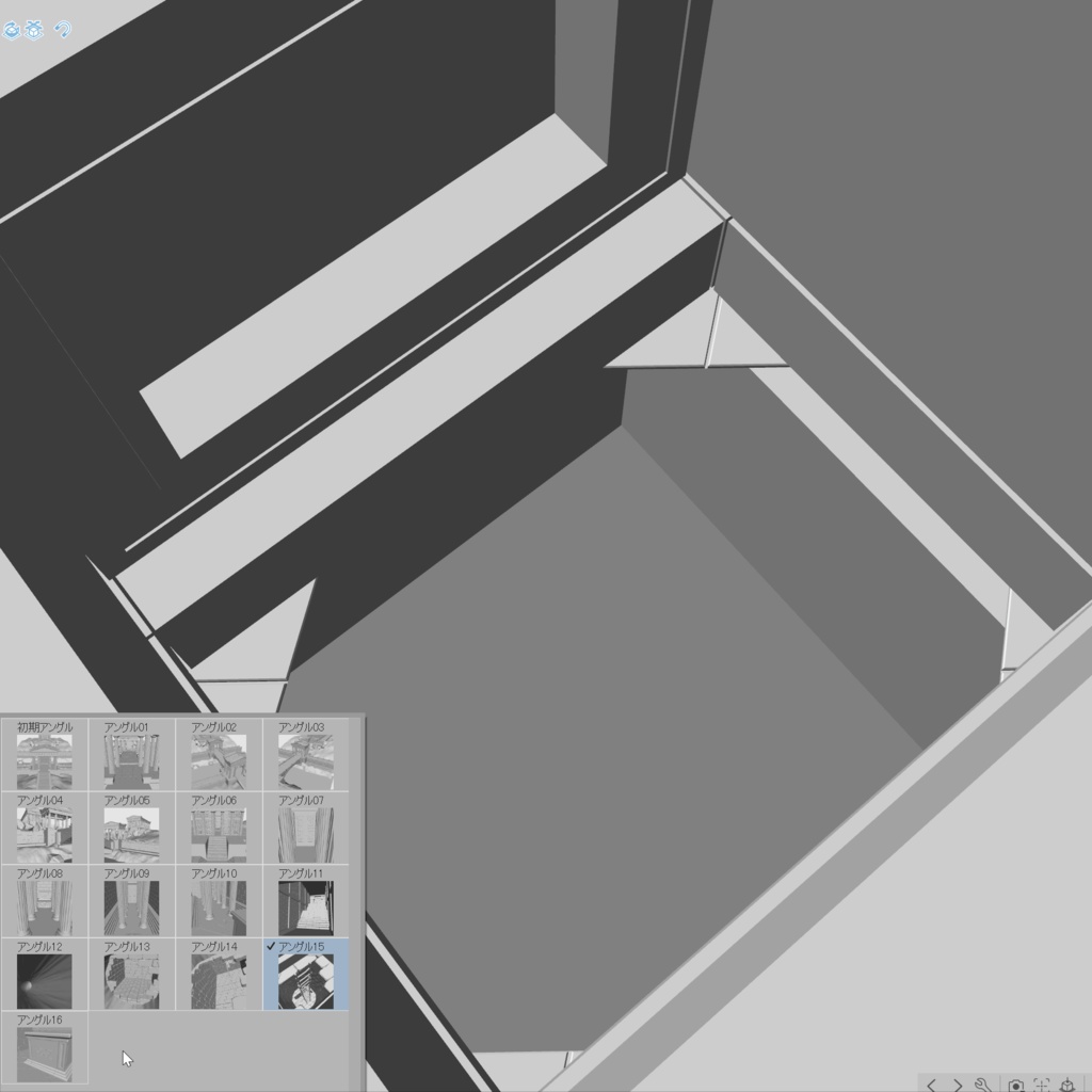クリスタ用 古代神殿