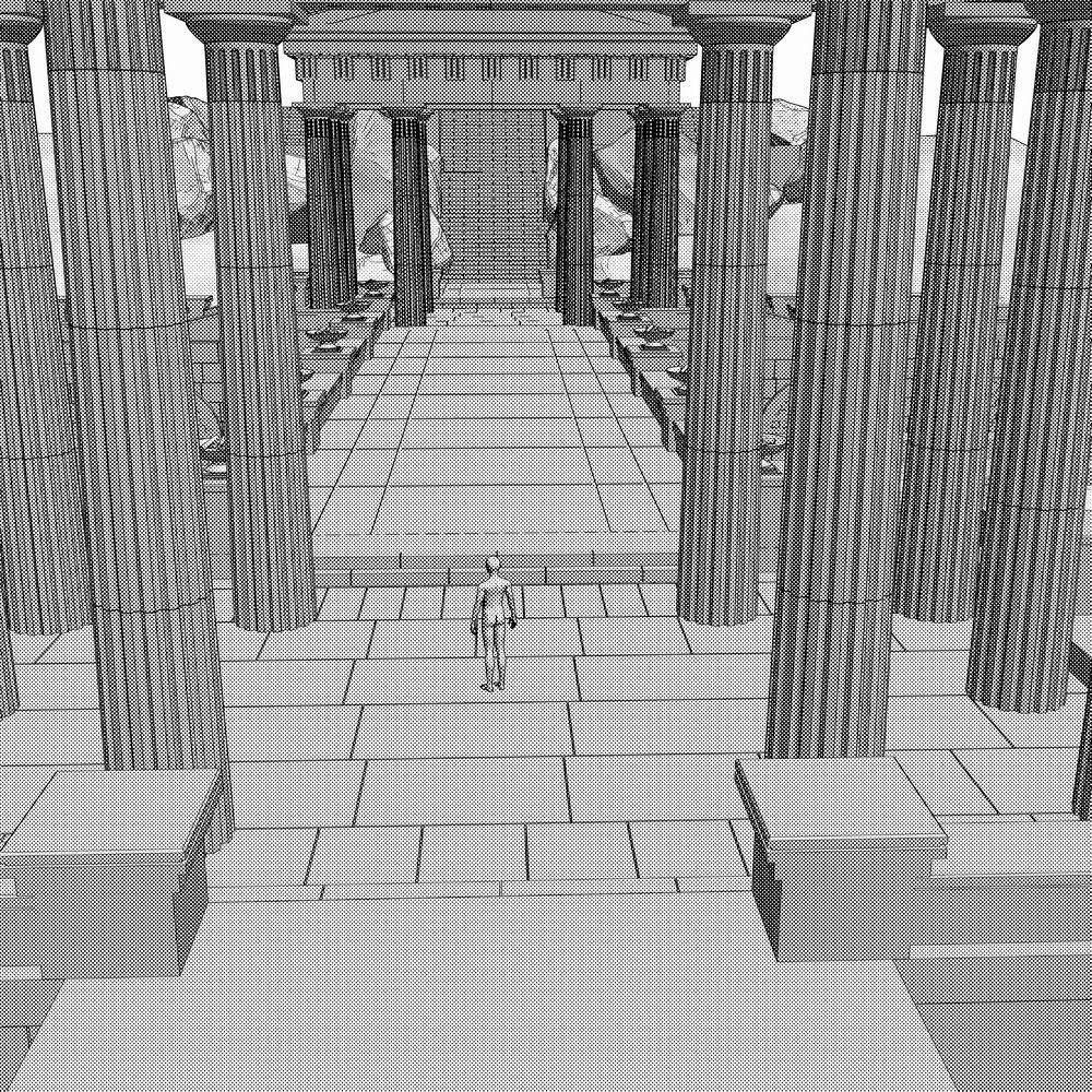 クリスタ用 古代神殿