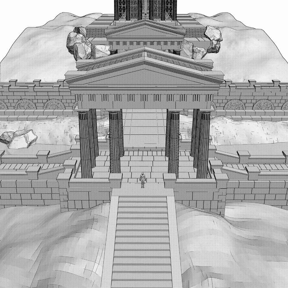 クリスタ用 古代神殿