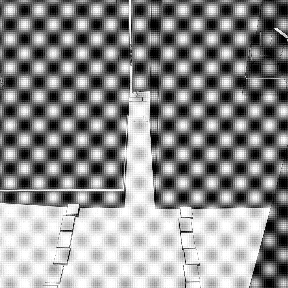 クリスタ用 中世の街並み 狭い道