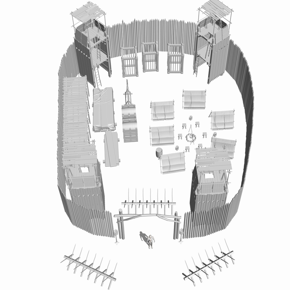 クリスタ用 - 小さな野営地