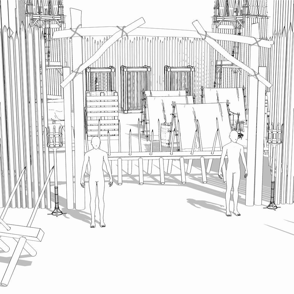 クリスタ用 - 小さな野営地