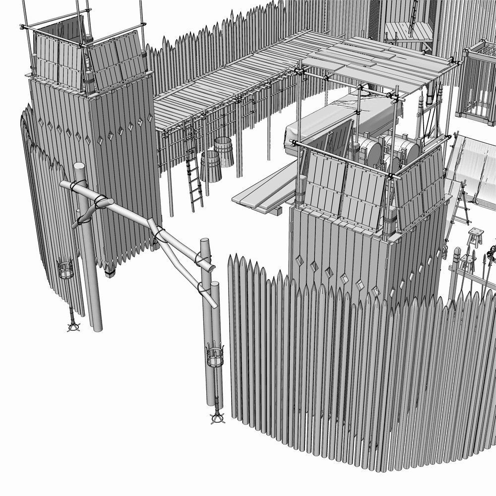 クリスタ用 - 小さな野営地