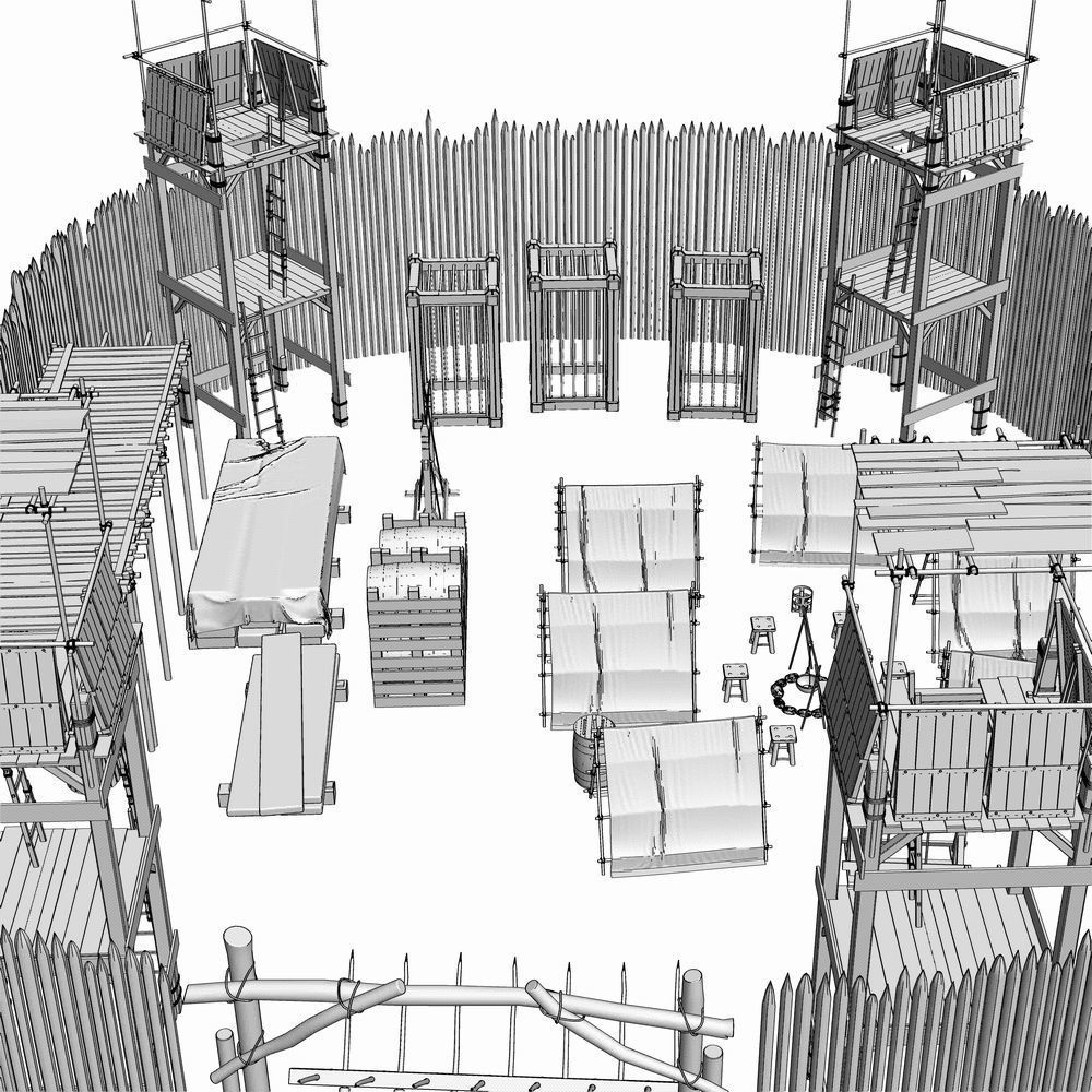 クリスタ用 - 小さな野営地