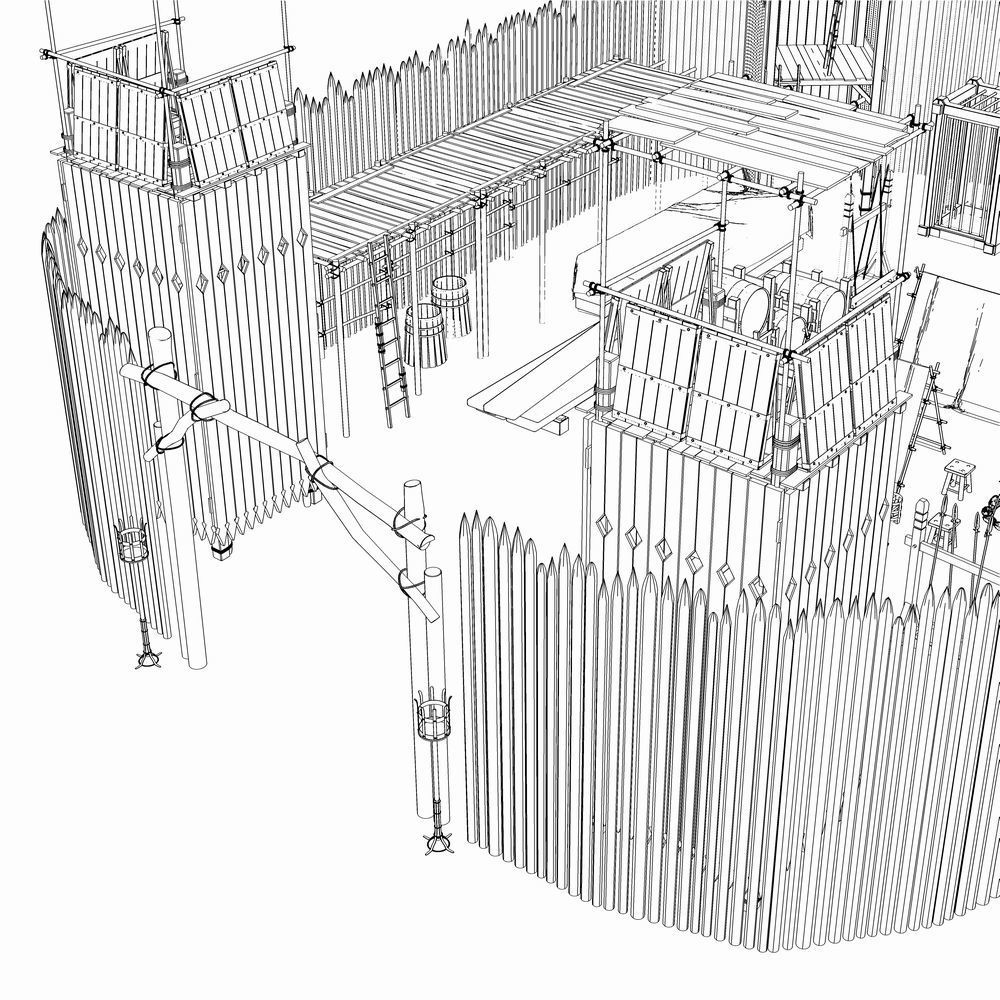 クリスタ用 - 小さな野営地