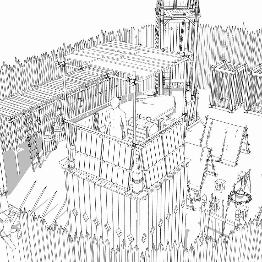 クリスタ用 - 小さな野営地
