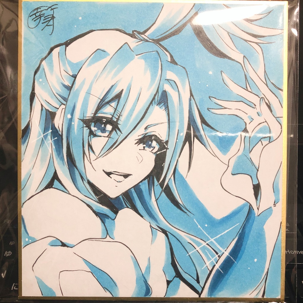 つばマリミニ色紙