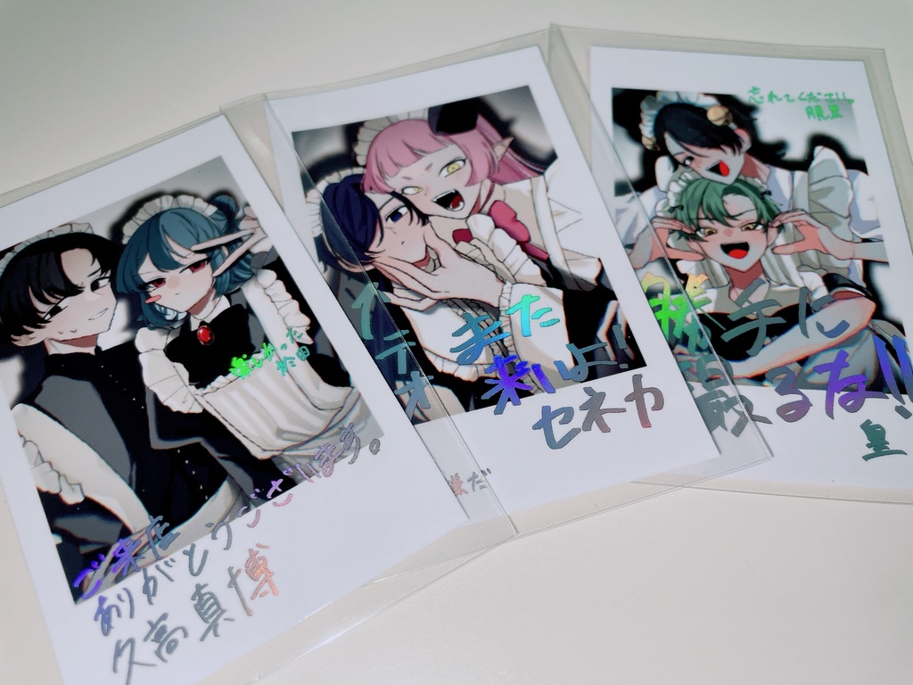 箔押しメイドチェキセット