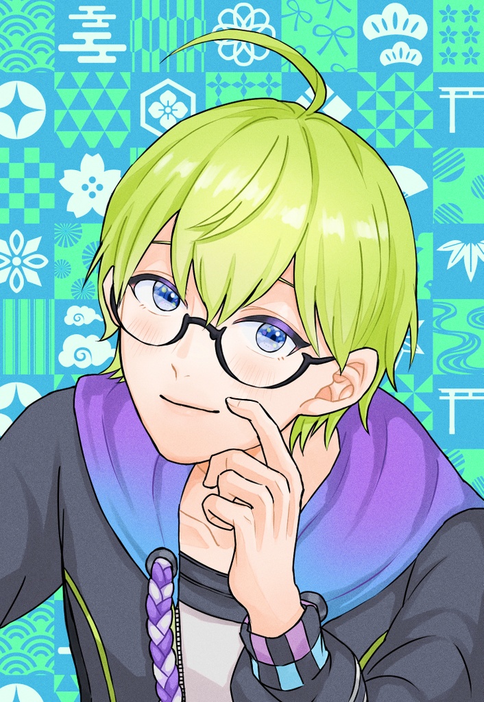 初期じめ　クリアポストカード