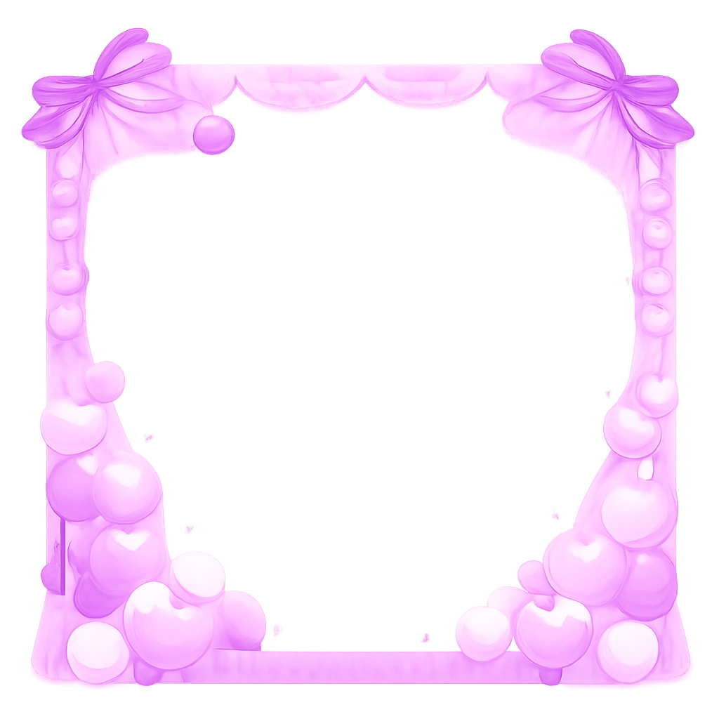 【透過PNG】ハートフレーム素材 6色セット|SNSアイコン・配信・画像加工用