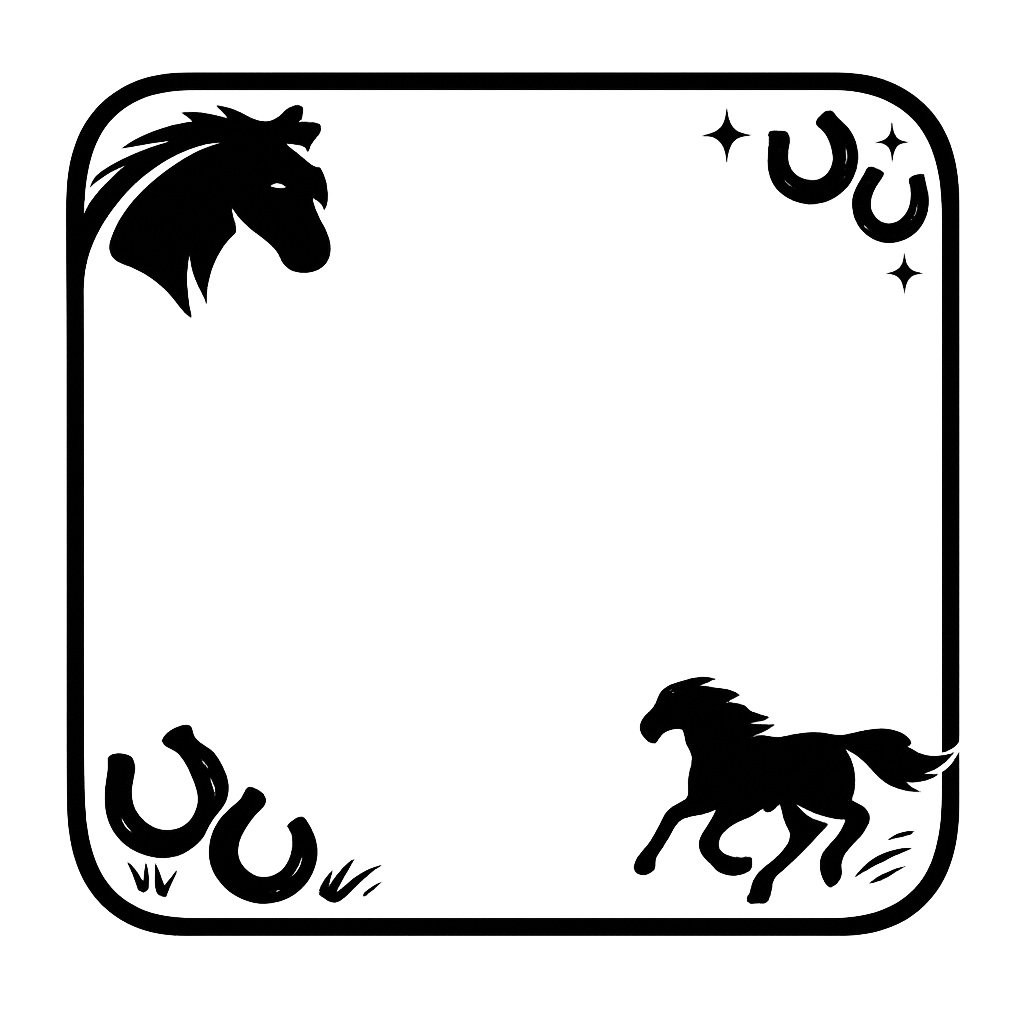 午年フレーム2種類【無料プレゼント】