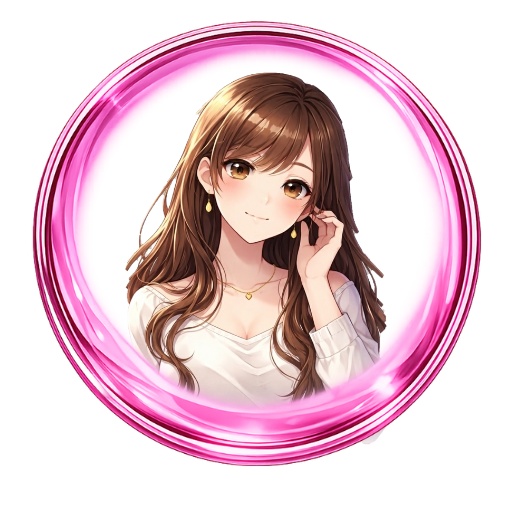 透明ガラス風・6色セット アイコンフレーム（PNG）