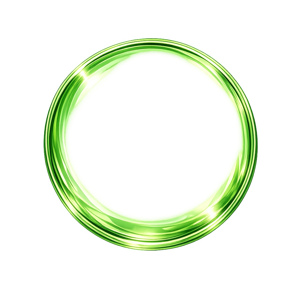 透明ガラス風・6色セット アイコンフレーム(PNG)