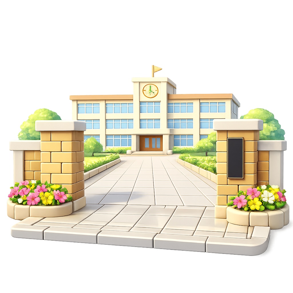 3Dぷっくり入学・卒業式クリップアートセット(透過PNG)