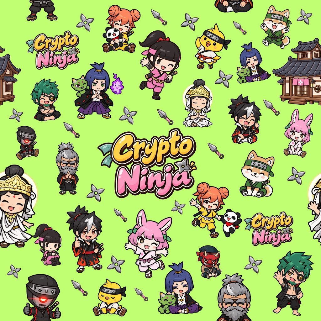 【全10枚】クリプトニンジャ デジタルペーパー
