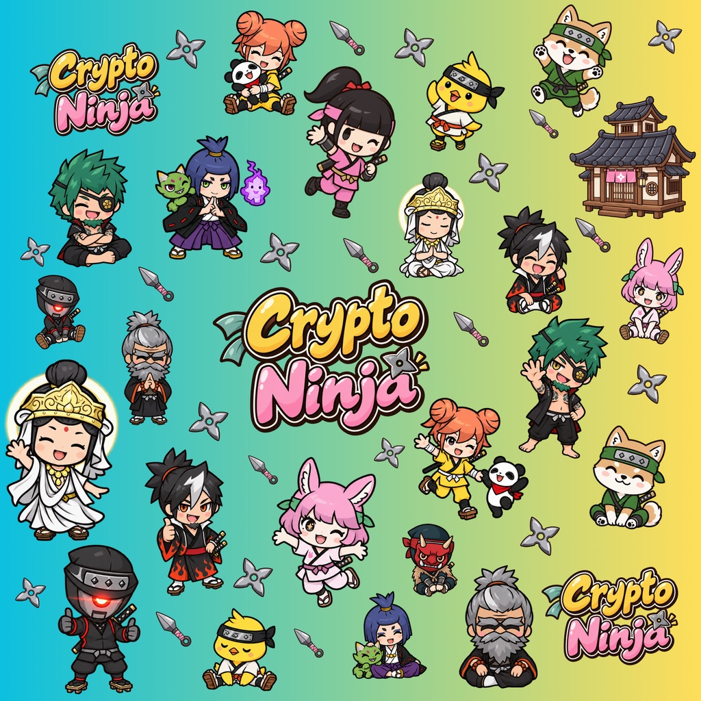 【全10枚】クリプトニンジャ デジタルペーパー