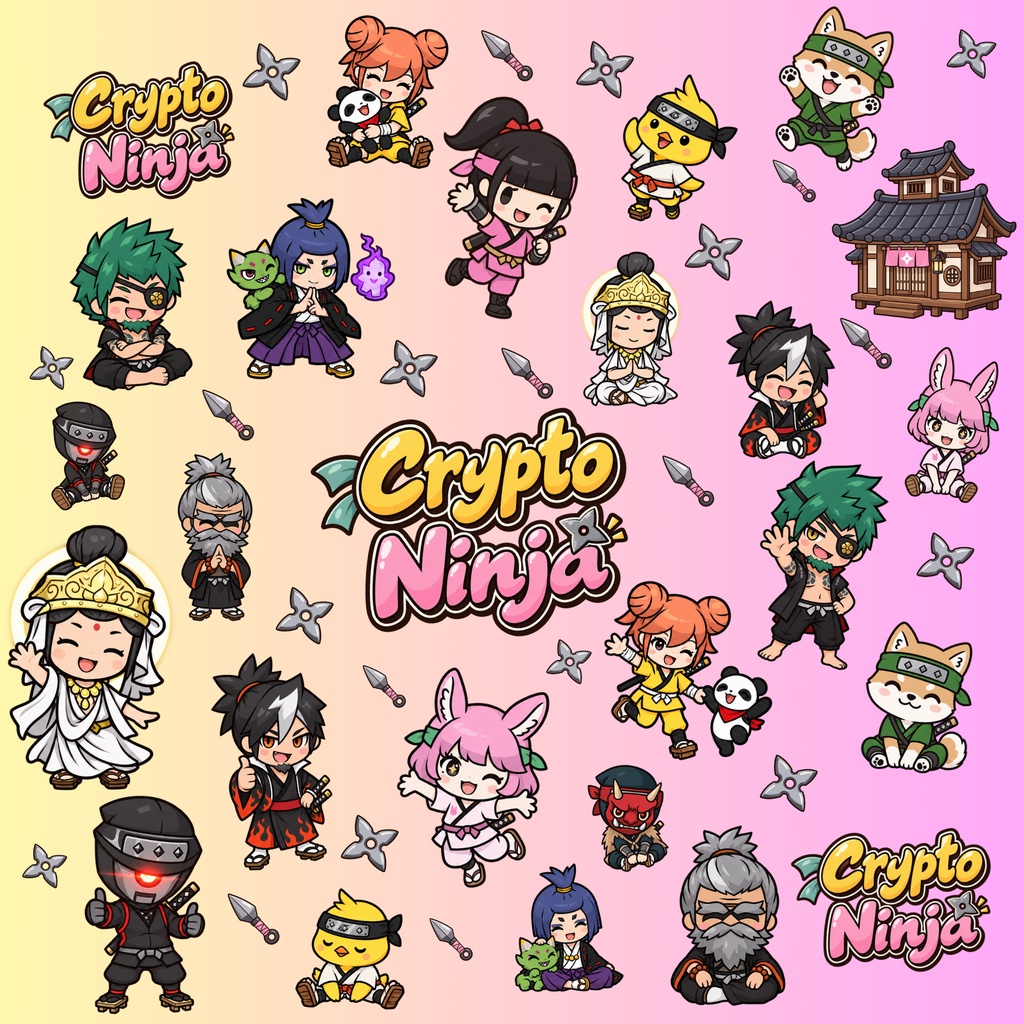 【全10枚】クリプトニンジャ デジタルペーパー