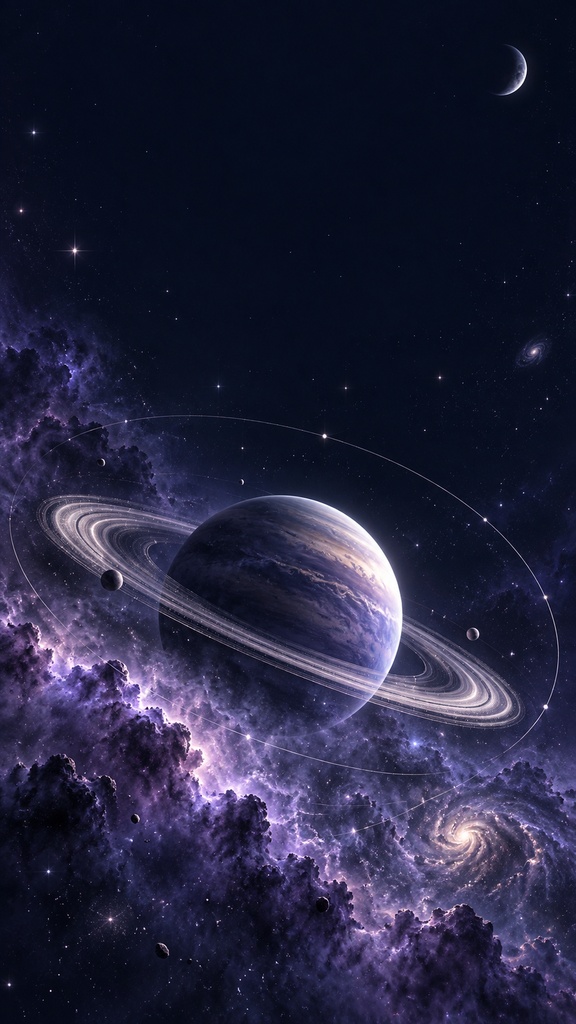 星環のヴェール|宇宙の無料配信・SNS素材セット