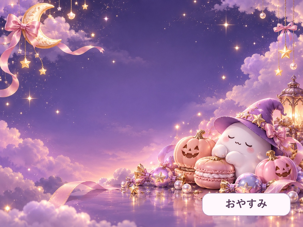 【全4色・有料フルセット】スイートハロウィン|IRIAM・VTuber・配信者向け素材