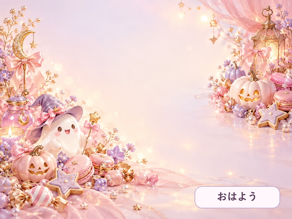 【全4色・有料フルセット】スイートハロウィン|IRIAM・VTuber・配信者向け素材