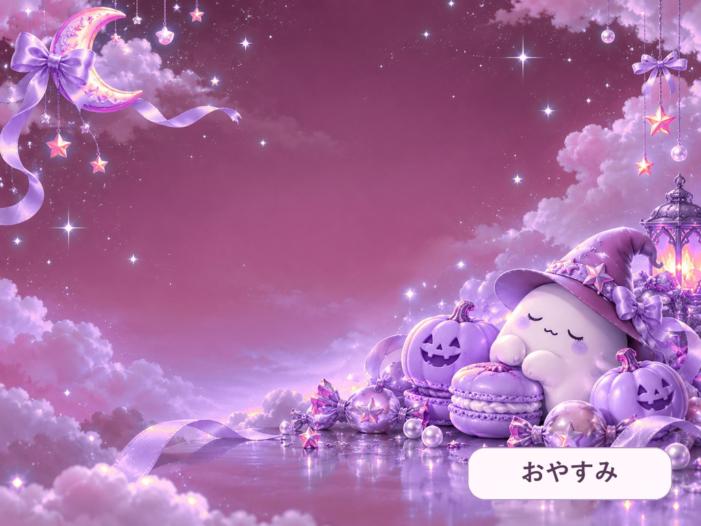 【全4色・有料フルセット】スイートハロウィン|IRIAM・VTuber・配信者向け素材