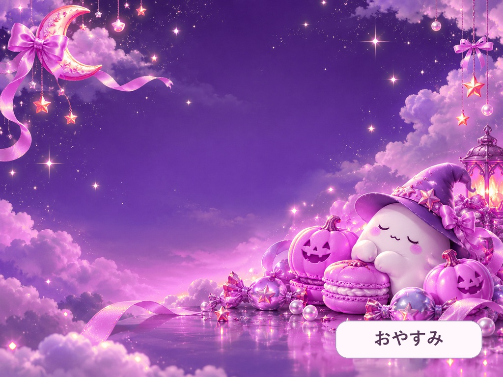 【全4色・有料フルセット】スイートハロウィン|IRIAM・VTuber・配信者向け素材