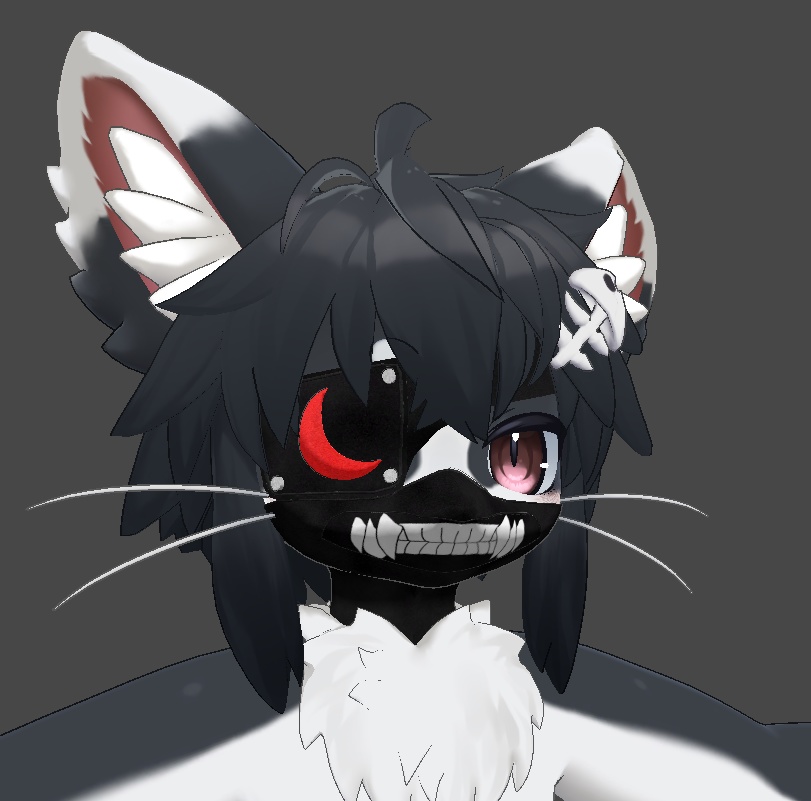 【VRChat想定3Dモデル】東京喰種トーキョーグール Chaloカネキ ケン Modular Avatar