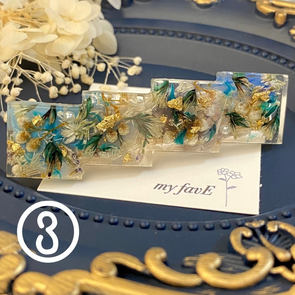 大人カラーのヘアクリップ(ラベンダー)