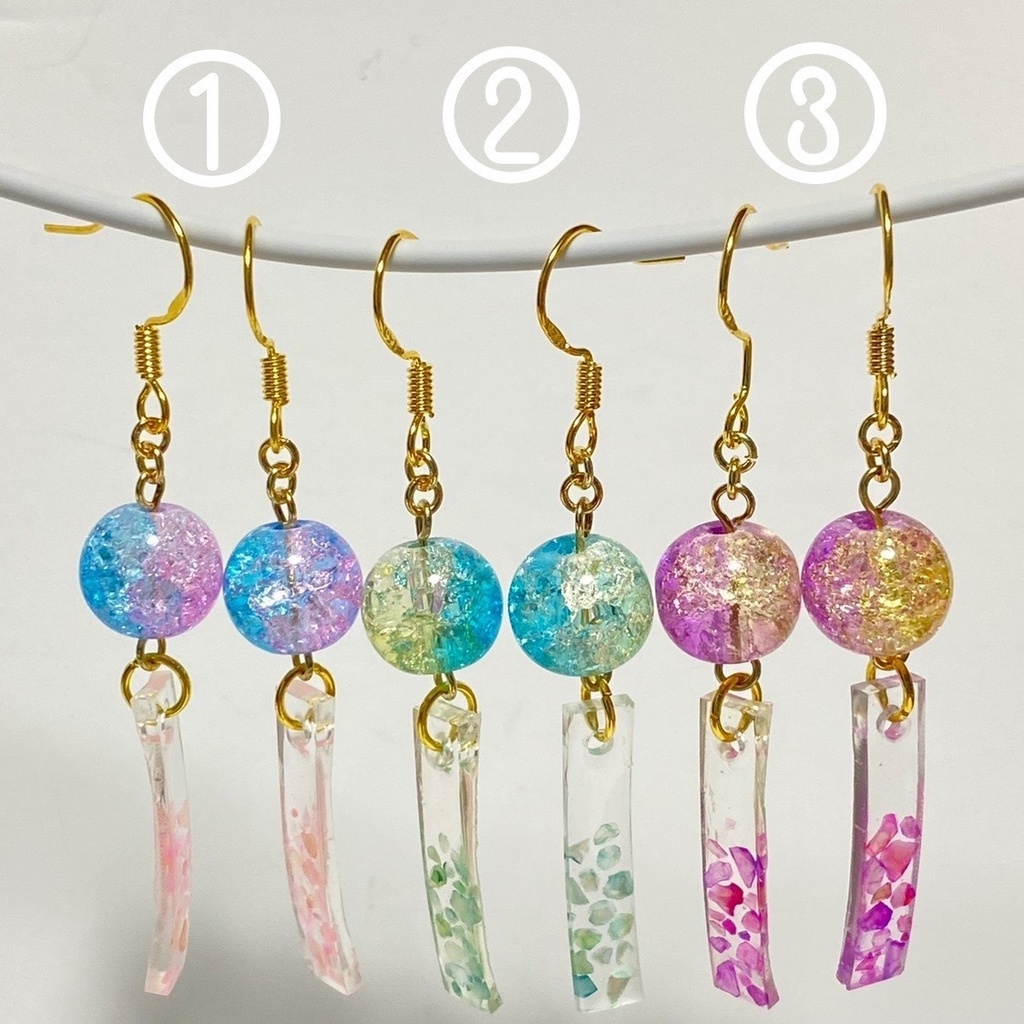 風鈴ピアス