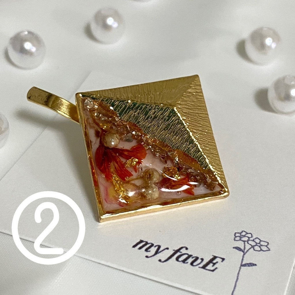 ツートーンの大人ポニーフック(ラベンダー)