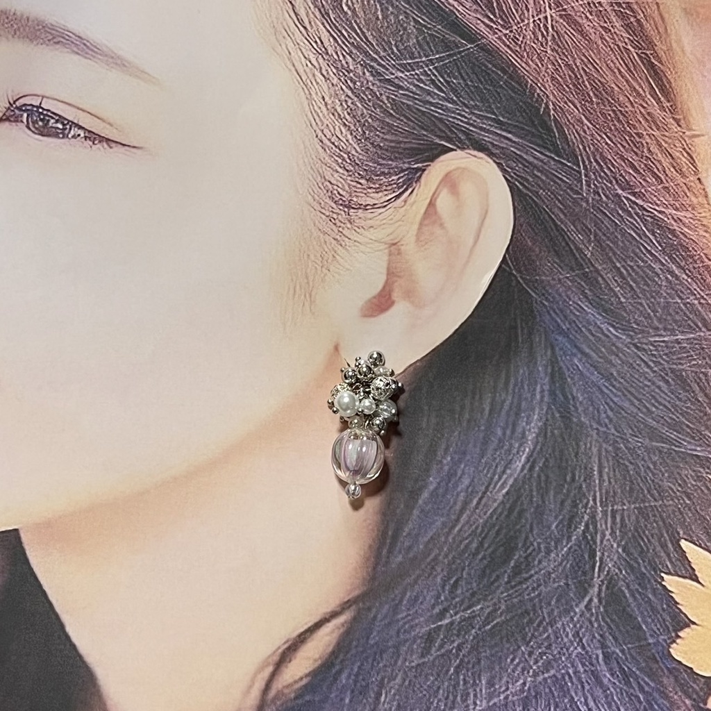 オーロラパンプキンとじゃらじゃらピアス&イヤリング