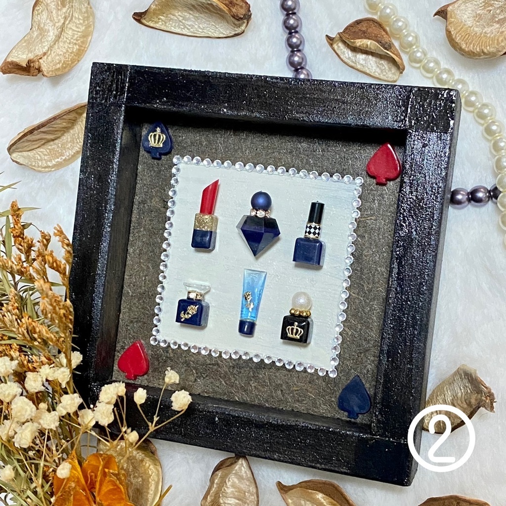 ハートとスペードのメイクセット(置き物)